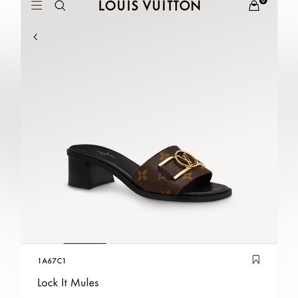Louis Viutton Lock It Mules - Picture 10 of 11
